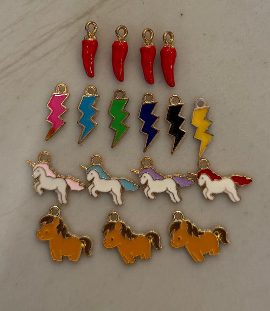 Pony power charms