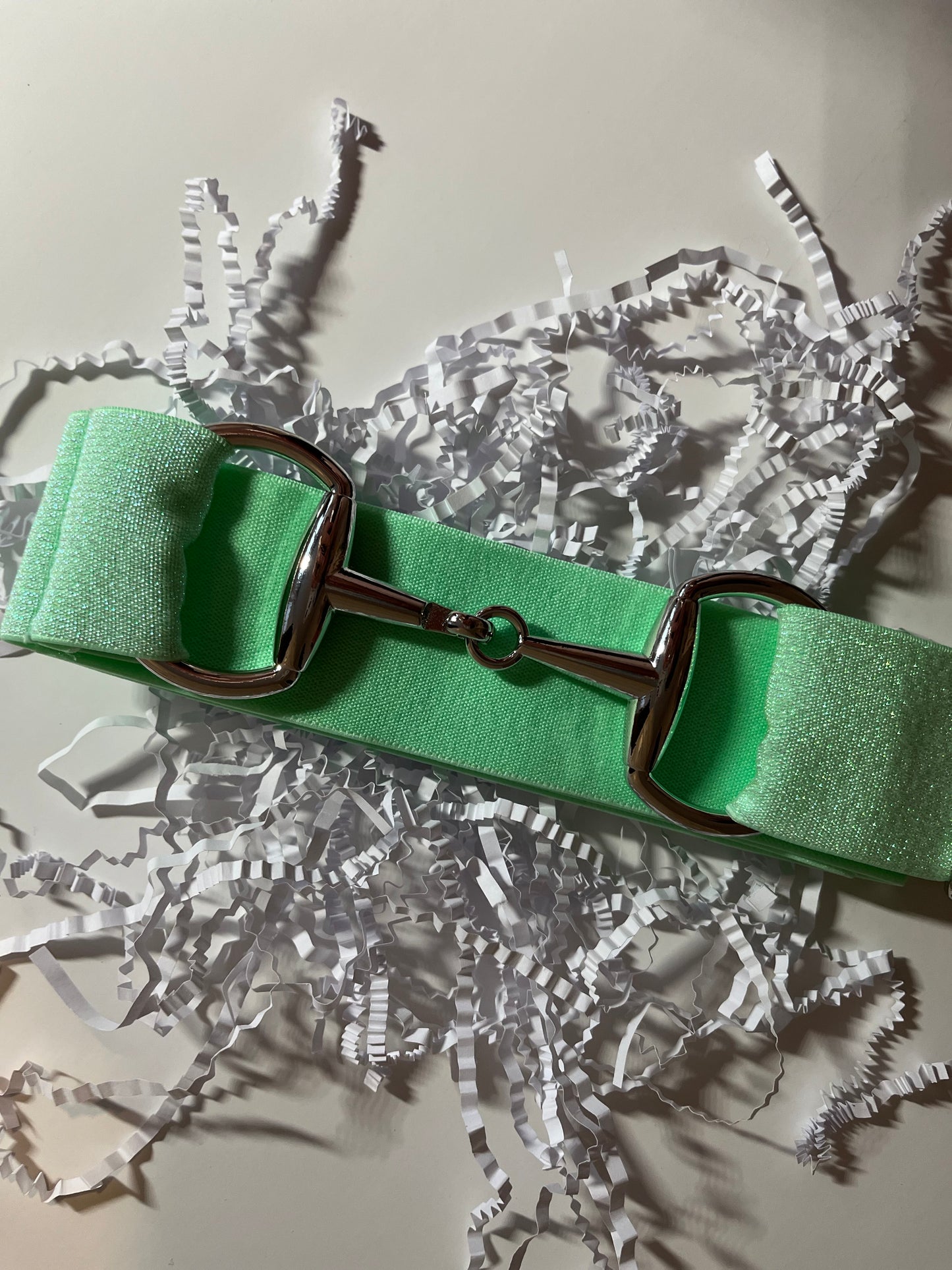Green Sparkle Equestrian Belt